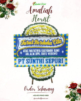 Papan Bunga Duka di Malang Nengah